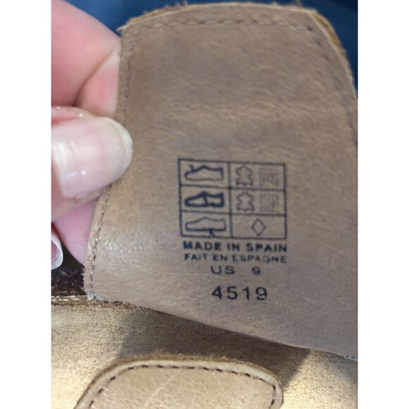 Taos Womens Leather Adjustable Strap Sandals Size 9 Tan Comfortable Casual Every - Picture 6 of 6